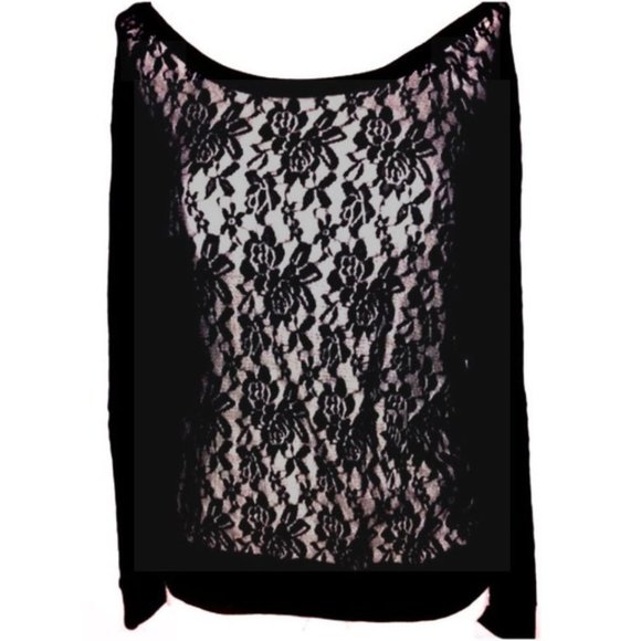 PINK Victoria’s Secret Lace Long Sleeve Shirt - Picture 1 of 3